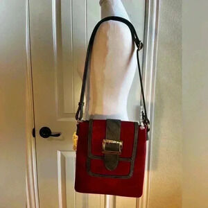 Alyssa NWT vegan leather red purse